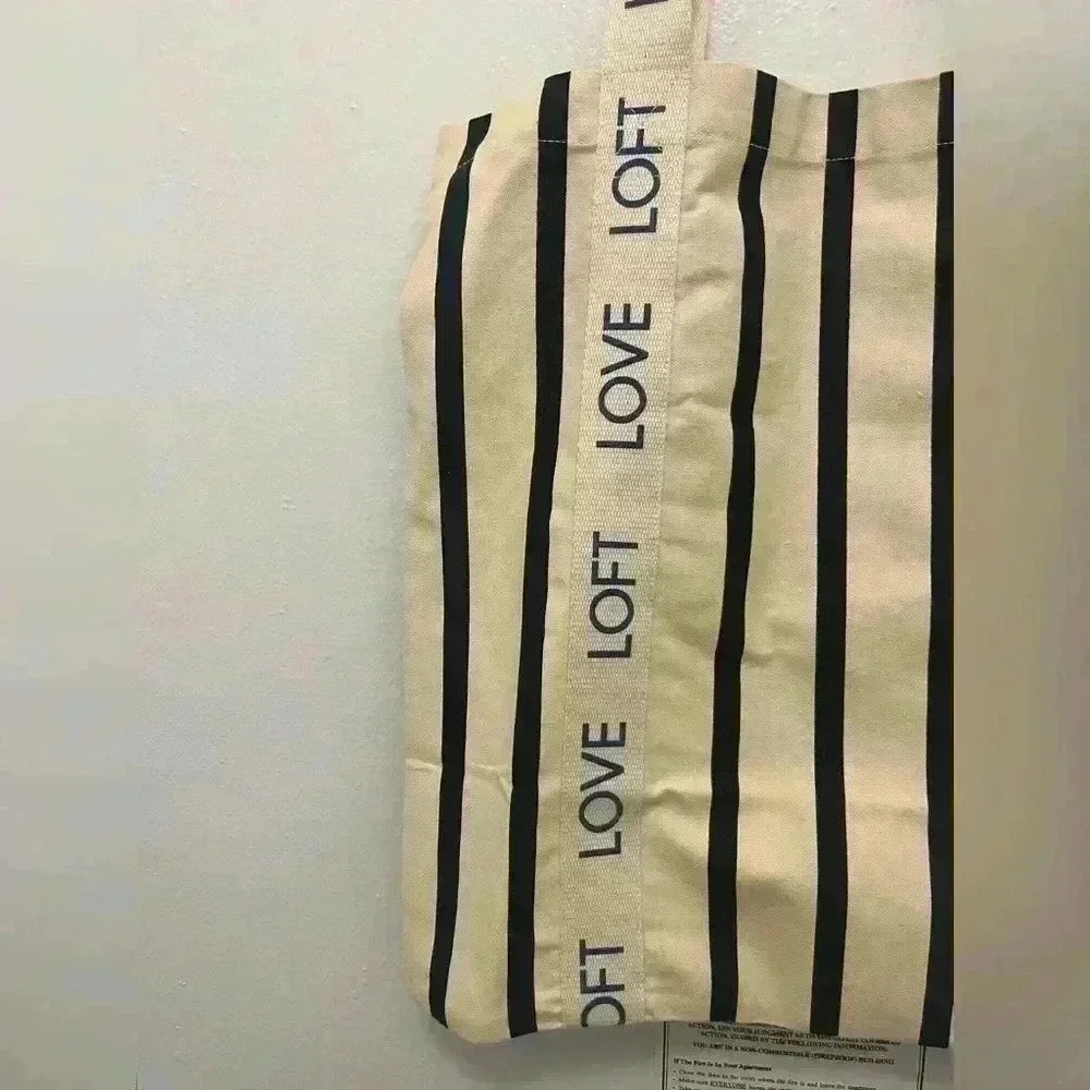 LOFT striped canvas